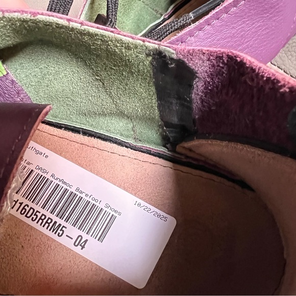 Softstar Dash RunAmoc Shoes Sz 10 Wide Leather Lightweight Running Socks Vibram - Picture 4 of 13